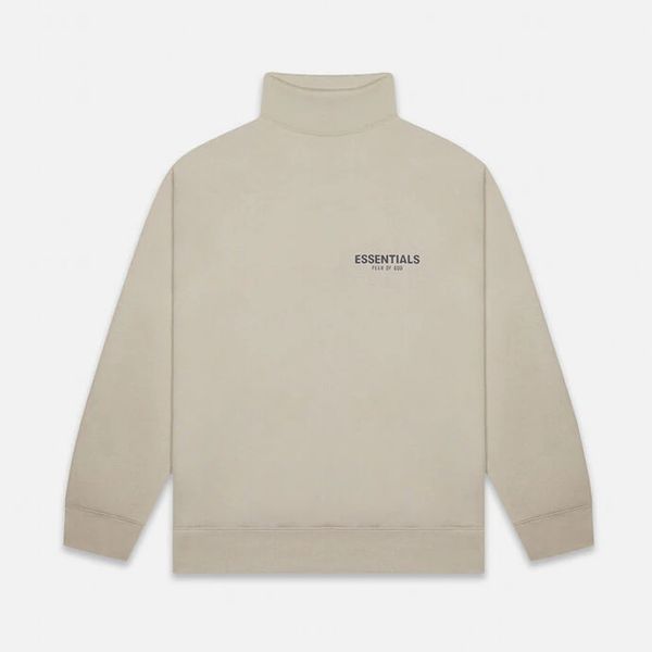 

2020fw f0g essentials high-necked sweatshirt 3m reflective printed hooded sweatshirt men women street casual outwear hfymwy432, Black