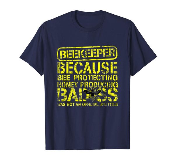 

2019 fashion beekeeper t-shirt beekeeping shirt job title tees