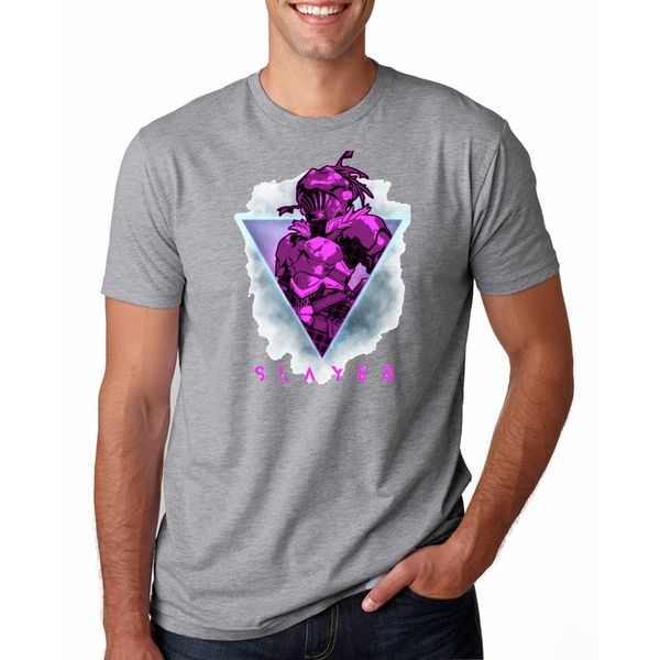 

new 2020 brand clothing tee men t shirt mens fashion short sleeve tshirt goblin slayer casual male t-shirt