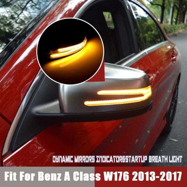 

flashing side mirror light led dynamic turn signal light for w221 w212 w204 w176 c204 flowing water blinker