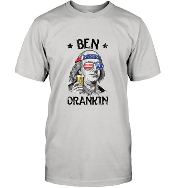 

ben drankin t-shirt- white- size s-3xl us fast shipping - new funny tee shirt