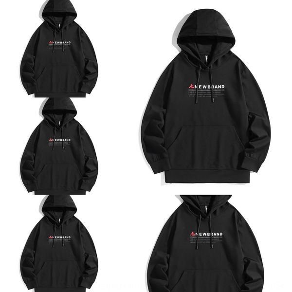 

2020 spring and autumn new youth fashion casual sports sweatshirt sweatshirt sweatshirtsweater fashion sports casual men's round neck s, Black