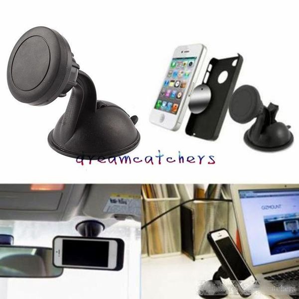 

new magnet windshield suction cup mount stand holder magnetic dashboard car mount holder for iphone 7 samsung htc lg smartphone universal
