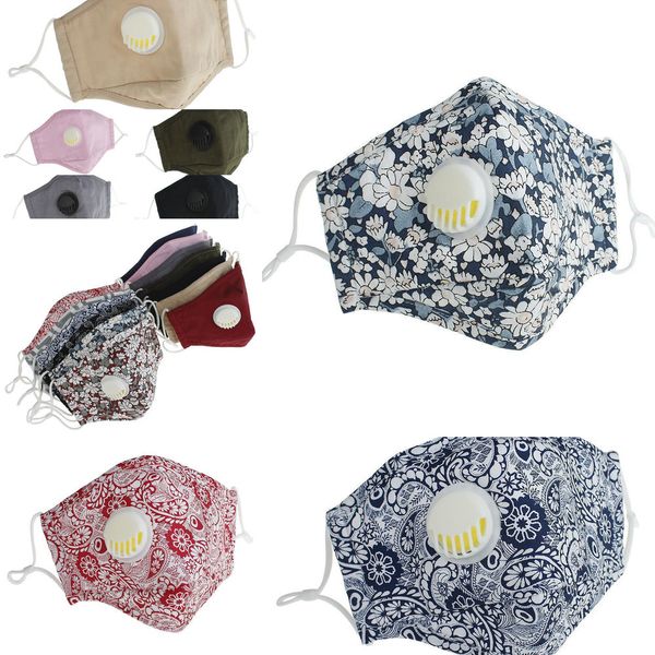 

face dhl masks reusable mask washable pm2.5 anti-dust valve protective cotton face masks c ywk6