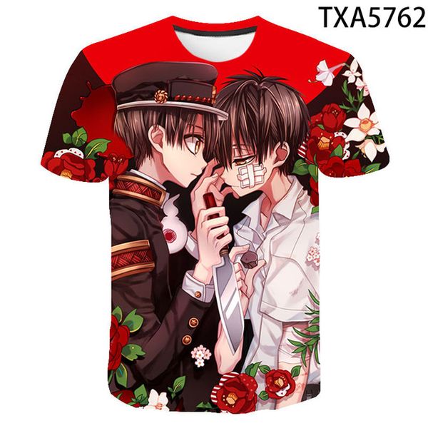 

toilet-bound hanako-kun boy girl cool 3d print shirts anime hentai harajuku men clothing