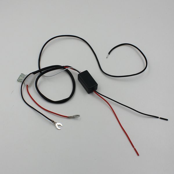 

led daytime running light drl relay harness automatic on/off control box fog lamp cable (2pcs