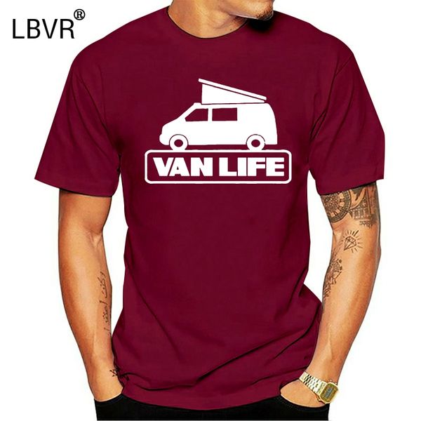 

van life t-shirt all sizes - van rv motor home camping t4 t5 t6 2020 new fashion brand o neck men t shirts