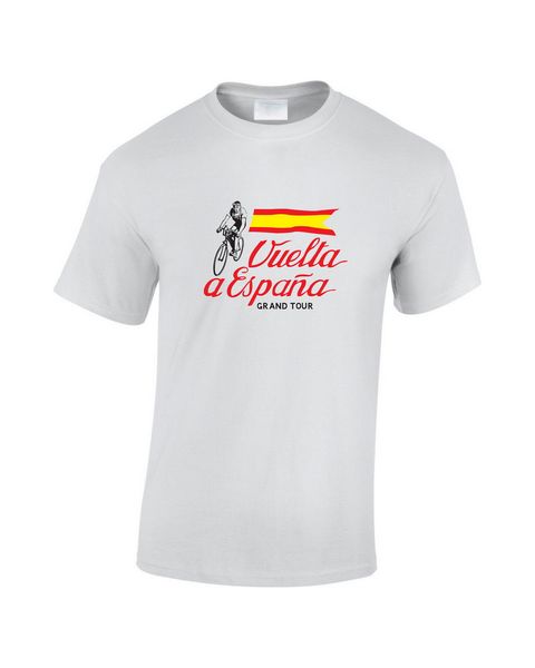 

вуэльта espana vintage flag мужской printed велоспорт топы tee футболка футболка new cool gym tops