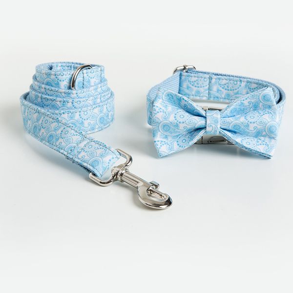 

dog and cat leash collar set adjustable soft cute bowknot dog collar for small medium large pet leash outdoor walking