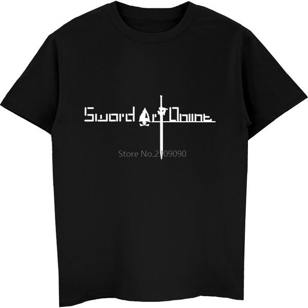 

new sword art online sao anime t shirt men casual cotton summer short sleeve funny cartoon t-shirt hip hop tees streetwear