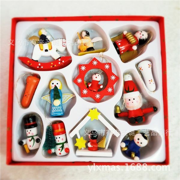 

gift set 12 medium pendant pendants products decorations christmas gift set 12 medium wooden pendant accessories accessories pendants woode