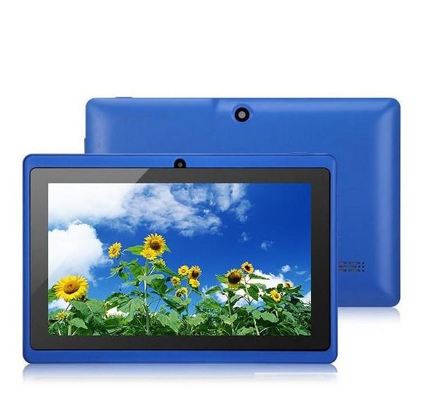 

2020 q88tablets wifi 7 inch 512mb ram 8gb rom allwinner a33 quad core android 4.4 capacitive tablet pc dual camera facebook