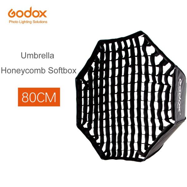 

godox портативный 80см 32" зонт + honeycomb сетка фото softbox отражатель для вспышки speedlight