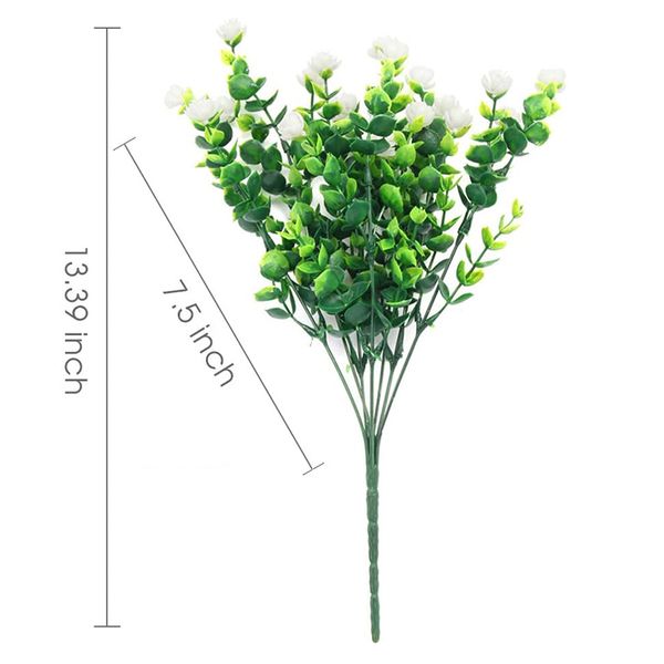 

decorative flowers & wreaths 5 pcs handmade greenery plants eucalyptus outdoor bridal wedding bouquet decoration j99store