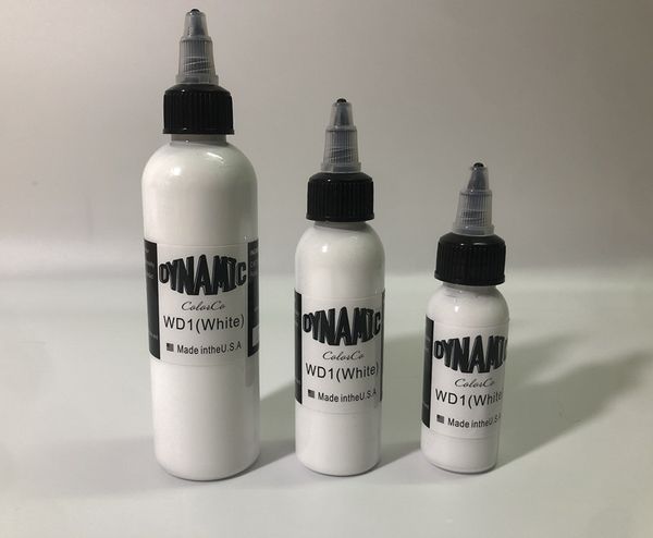 

2020new dynamic white tattoo ink 120ml permanent makeup micro pigment for body art tattoo painting cosmetics