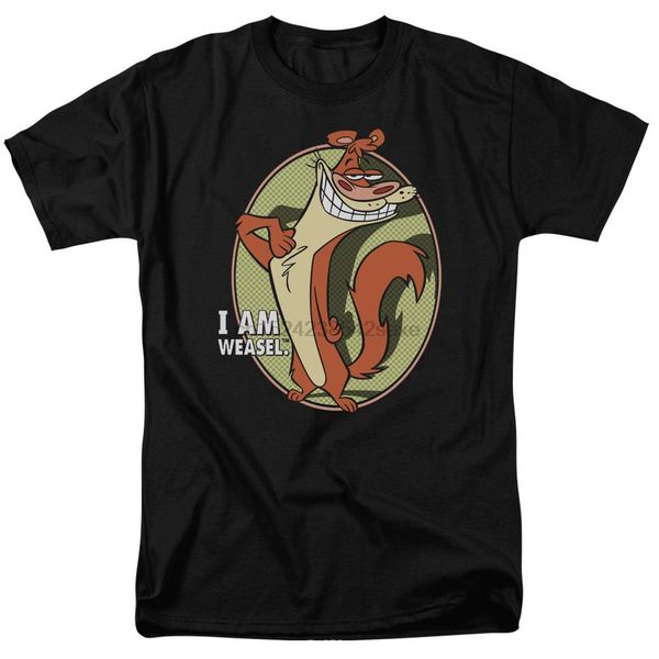 

i am weasel cartoon weasel picture t-shirt all sizes
