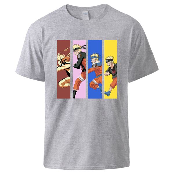 

япония аниме наруто tshirt человек вскользь summer tops 2020 новое прибытие хлопка с коротким рукавом спортивная мужчина высокого качества т