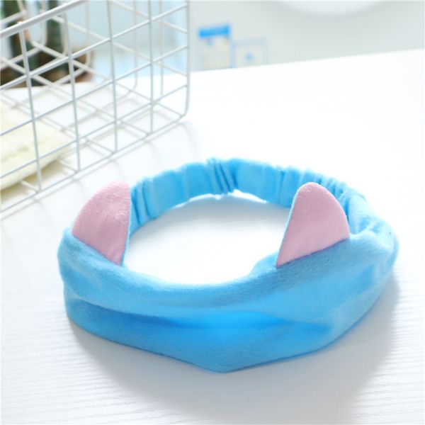 

female cat ear headband ladies fashion wash face bow hairband woman bangs headbands headwear hair bands turban hair accessories vt1578