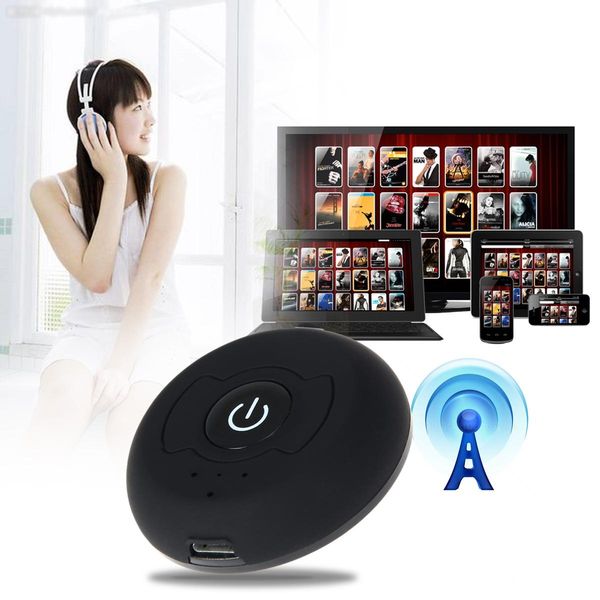 

1x2 splitter multi-point wireless audio bluetooth transmitter music stereo dongle adapter for tv smart pc dvd mp3 h-366t bluetooth 4.0 a2dp