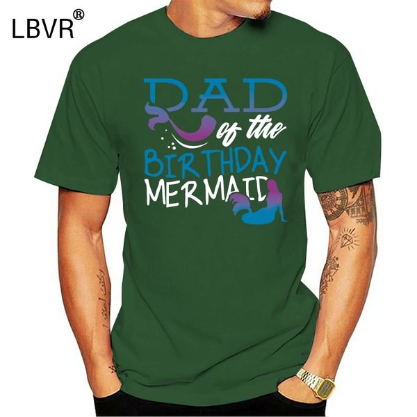 

men t shirt dad of the birthday mermaid father gift(2) tshirts women t shirt