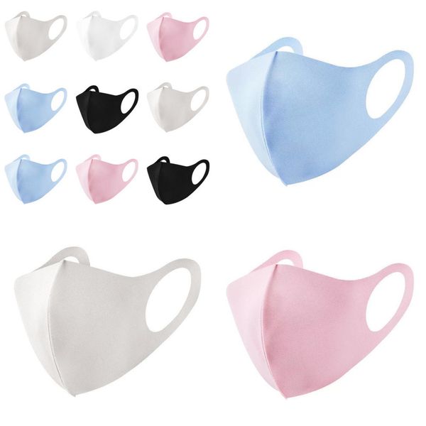 

in stock face mouth ice 2020 silk mask er pm2.5 mask washable breathable face mask#877 2 lp1s