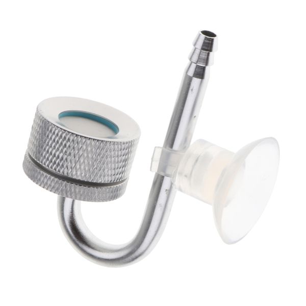 

durable aquarium aluminum alloy co2 diffuser carbon dioxide atomizer bubble reactor