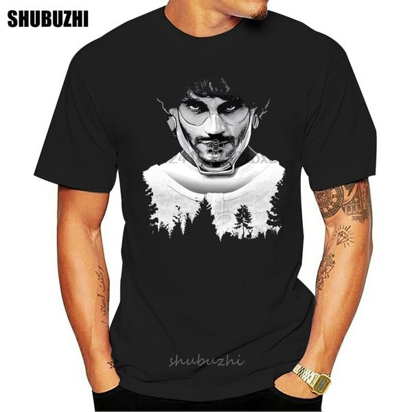 

horror film series hannibal diy men's short sleeve t-shirt cotton round collar fashion t-shirt men cotton brand teeshirt