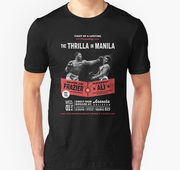 

men tshirt ali vs frazier thrilla in manila t shirt women t-shirt tees top
