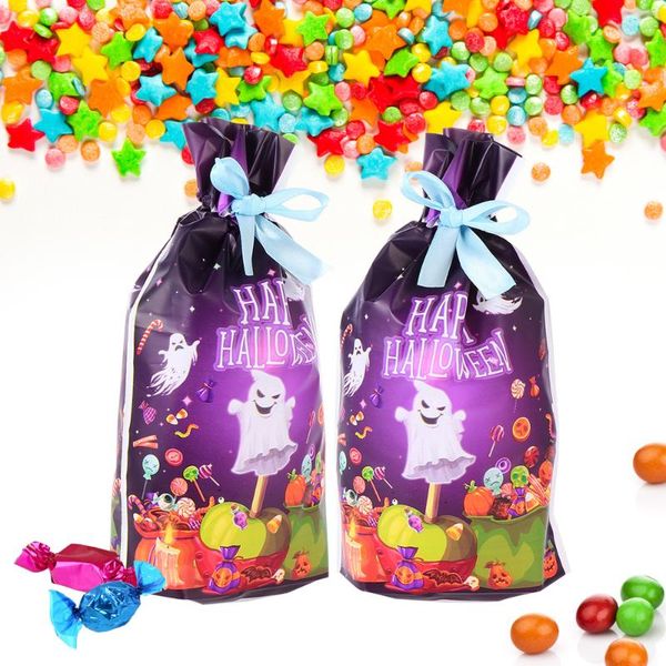 

50pcs candy bag creative durable plastic practical lovely cookie bag candy for gift halloween