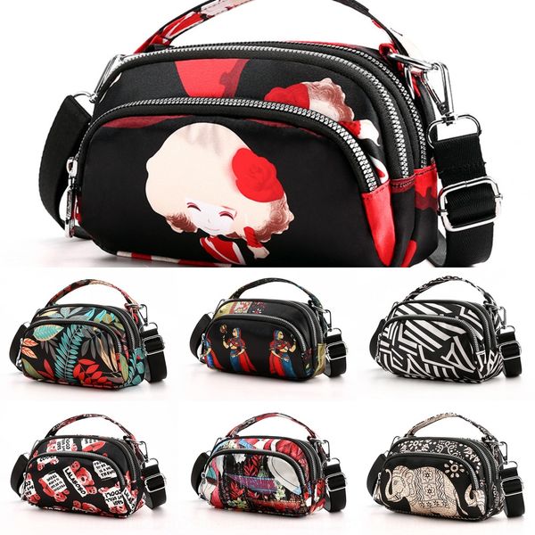 

jie lang shi oxford leisure nylon cloth casual crossbody women's 2019 summer new women's nylon cloth shoulder bag waterproof leisu