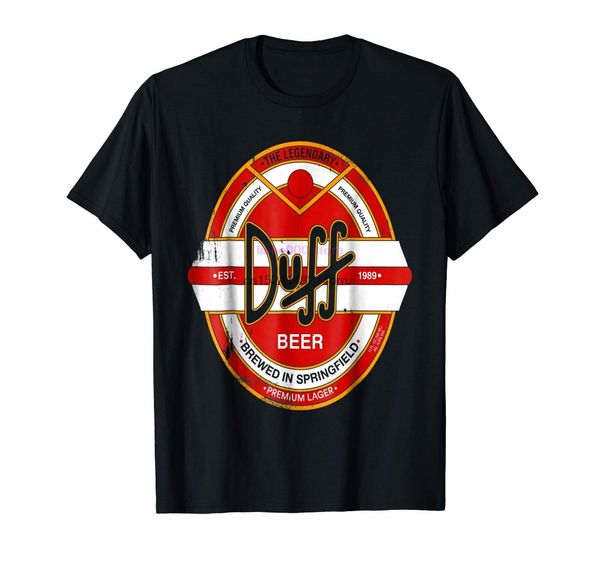 

brand men shirt duff beer dark tshirt