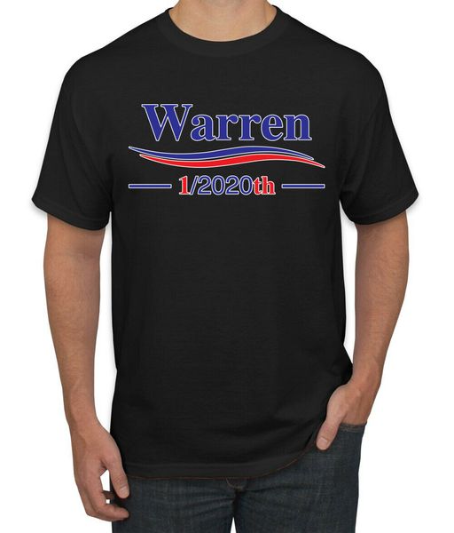 

warren 1/2020th 2020 election tee mens democrat political shirt
