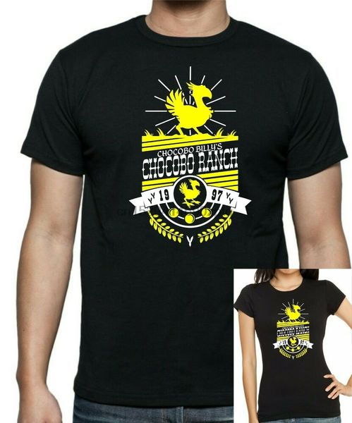 

mens + ladies fitted final fantasy 7 chocobo billys ranch 1997 t-shirt