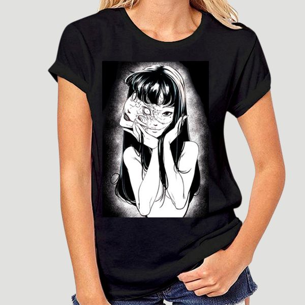 

women jorogumo japan anime manga horror woman junji ito maruo anime tshirts gothic camiseta de las mujeres-0252a