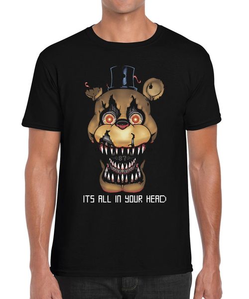 

the bite of 87 1987 fnaf nightmare freddy five parody inspired graphic t shirt gift print t-shirthip hop tee shirt