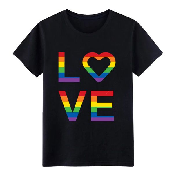 

men's lgbt equality symbols love t shirt print 100% cotton slim sunlight breathable family shirt