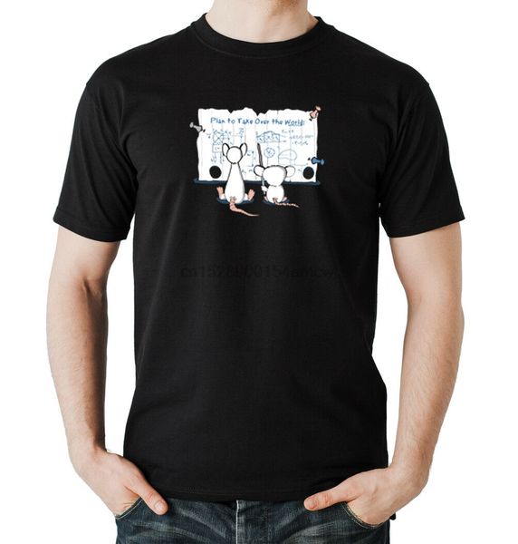 

plan to take over the world t-shirt boys black pinky brain serie