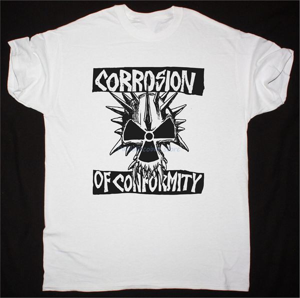 

коррозия соответствия око за око череп кроссовер c.o.c.new белый t- shirt дышащие футболочку