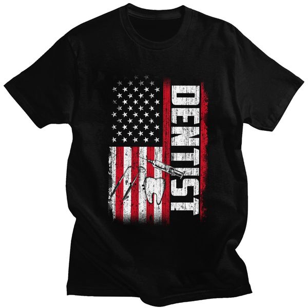 

урожай dentistry котировки поговорки футболка с коротким рукавом чистого хлопка футболки o-образным вырезом grunge стиль печати стоматолог а