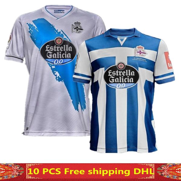 

new 20 21 deportivo de la coruna soccer jerseys home third kit mollejo 2020 2021 m.kone sabin aketxe santos football shirt, Black;yellow