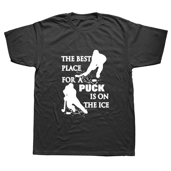 

funny ice hockeyer t shirts men summer cotton harajuku short sleeve o neck streetwear black t-shirt