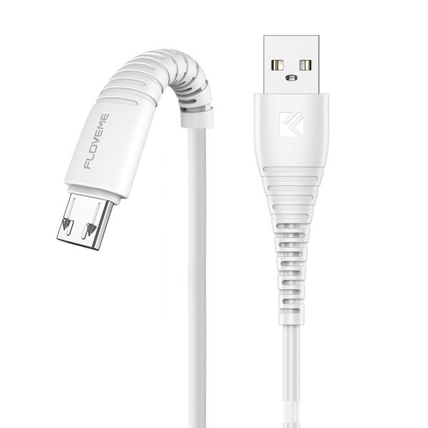 

floveme micro 2.4a fast charge data cable for samsung xiaomi lg tablet android mobile phone usb charging cord