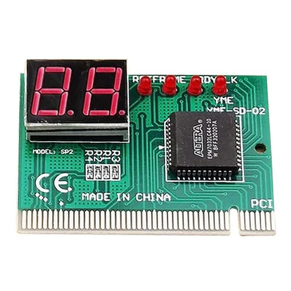 

omputer components add on cards 2-digit pc computer mother board debug post card analyzer pci motherboard tester diagnostics display for