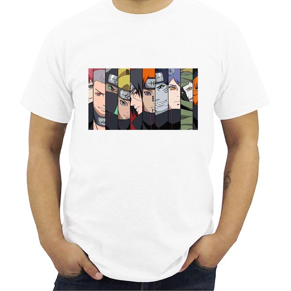 

naruto akatsuki pein t shirt men homme anime t shirt brand casual streetwear harajuku fashion o-neck mens t-shirts plus size