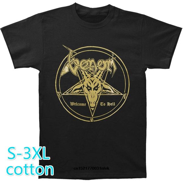 

men t shirt venom welcome to hell black funny t-shirt novelty tshirt women