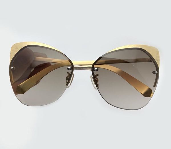 

2020 new alloy frame cat's eye sunglasses women's fashion glasses lenses women's sunglasses high quality, White;black