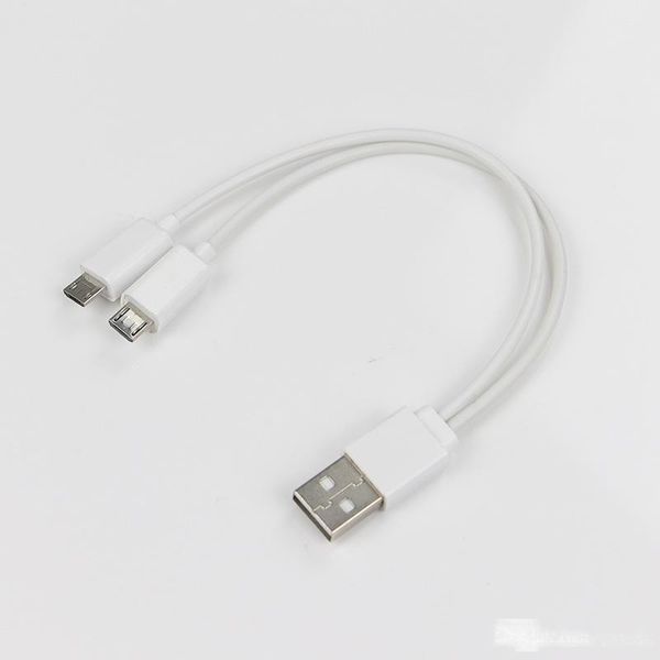 

1 to 2 micro usb power cables and data transfer phone cable for android for samsung xiaomi huawei