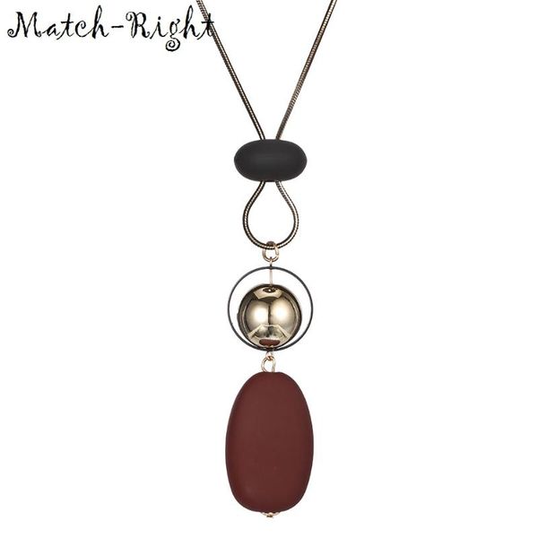 

match-right women necklace long necklaces & pendants wood beads necklace for women jewelry yjz-174, Silver