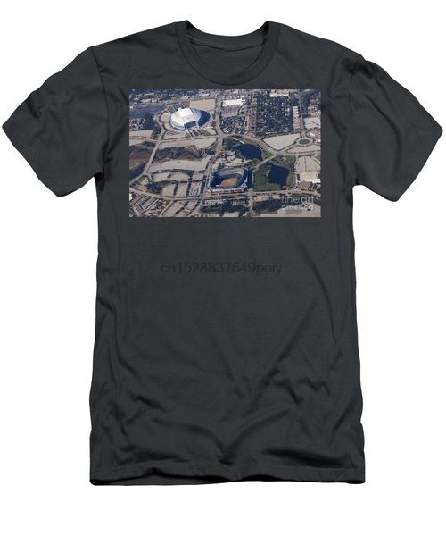 

arlington texas - cowboy and ranger stadium mens t-shirt