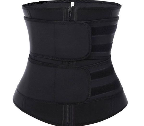 

фитнес послеродовой пот похудение талия тренер мода сауна корсет триммер пояс неопрен сжатие спорт тренировка регулируемой, Black;brown